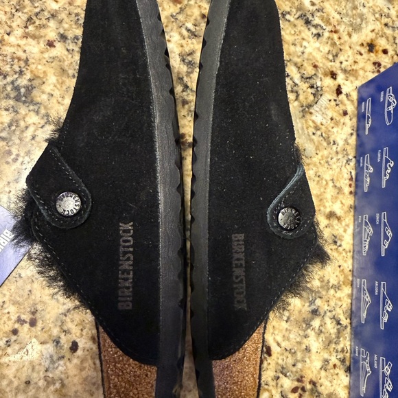 Birkenstock Black Boston Mules - Picture 4 of 5